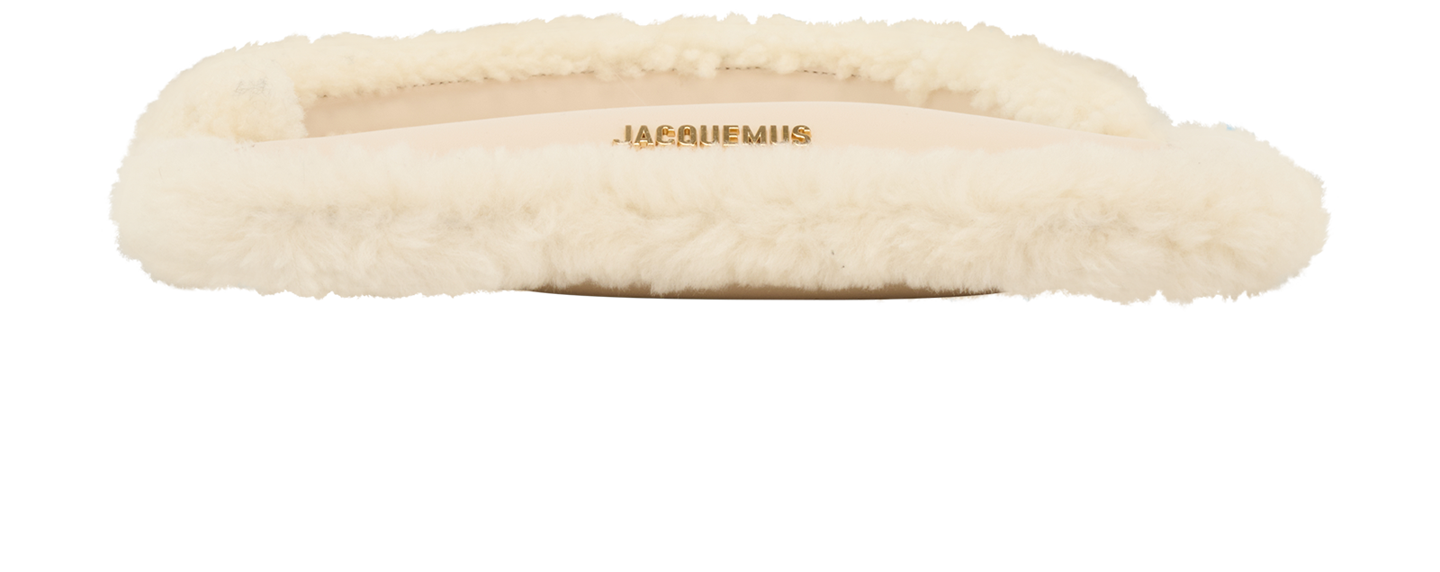 Le Bisou Doux, &pound;250, Handbags, Cream, Leather/Shearling, Top view